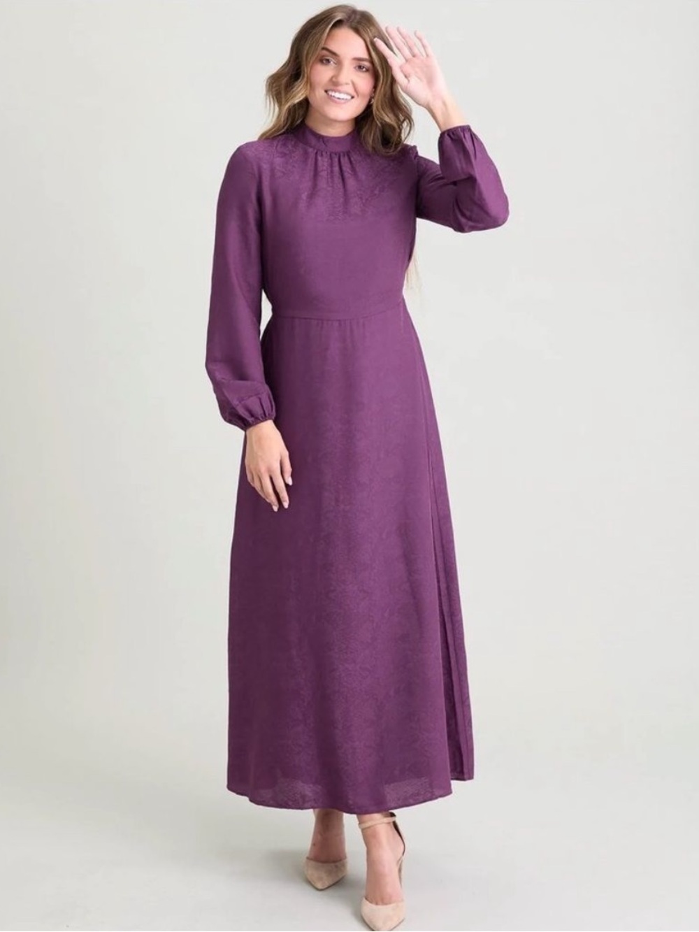 NEW DownEast Nikki Tie Neck Snakeskin Print Maxi Dress